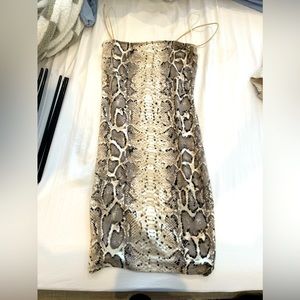 Snakeskin dress worn once